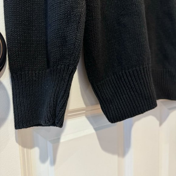 Vintage Sabree Black Embellished Beaded Sweater - Size Large - Picture 8 of 9